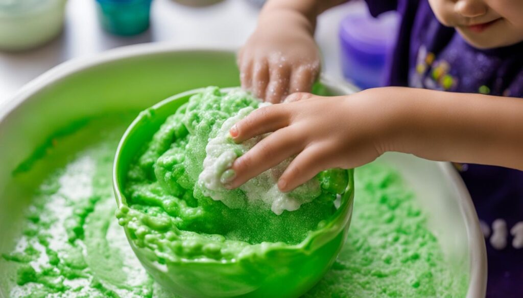Cornstarch Slime for Kids