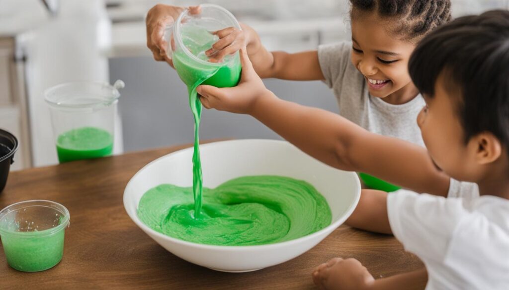 Homemade Stretchy Slime Recipe