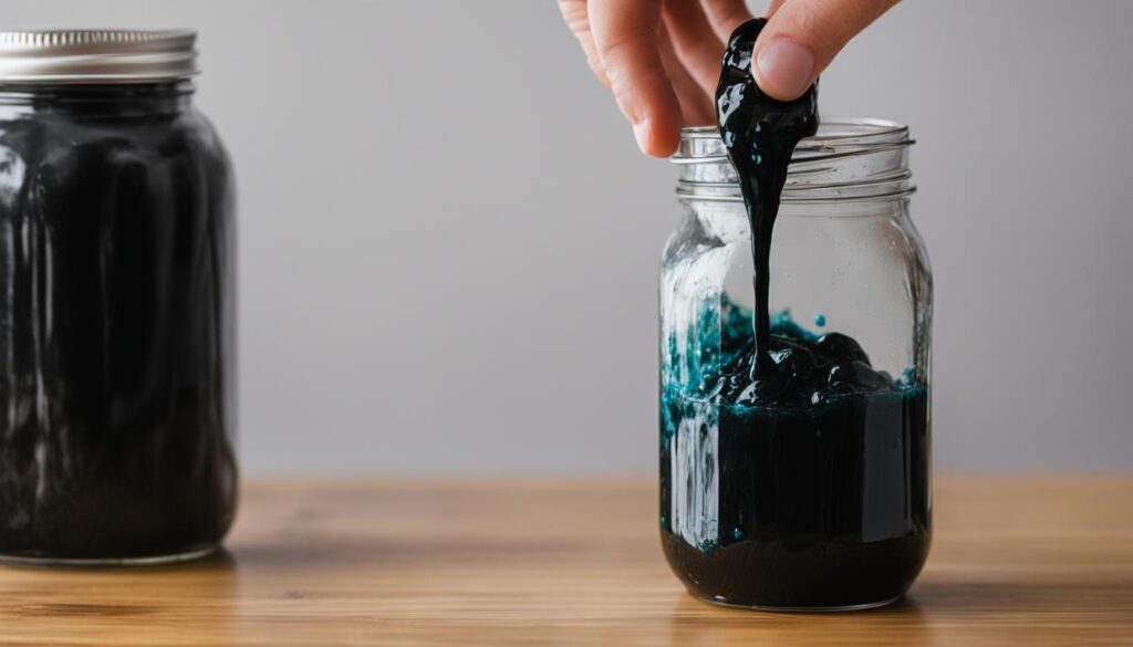 How Do You Make Black Slime with Food Coloring