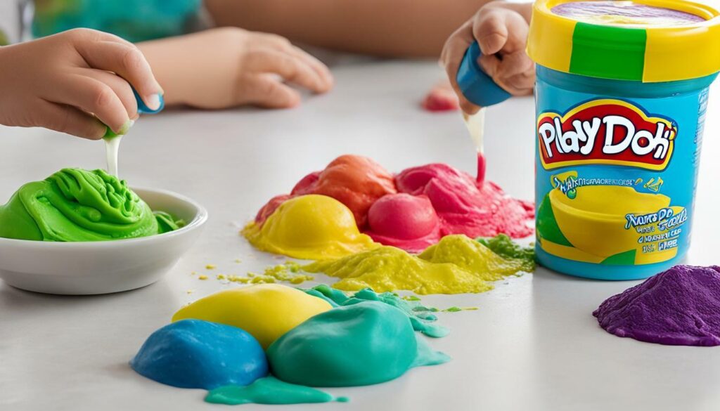 Play-Doh slime without glue image