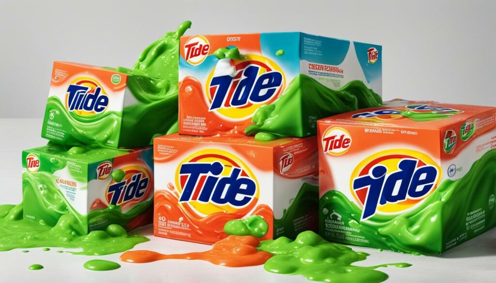 Tide detergent slime recipe