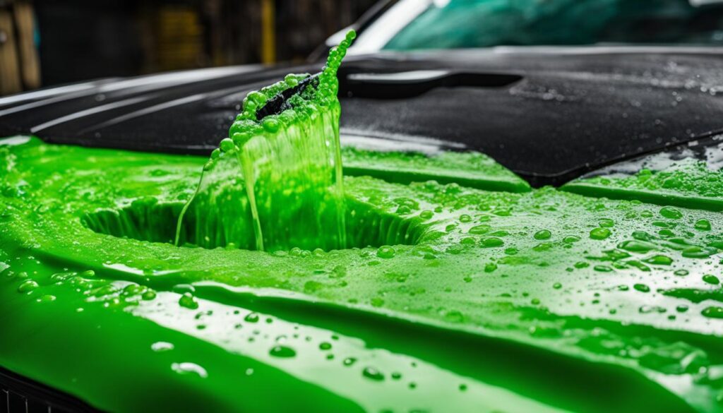 car cleaning slime
