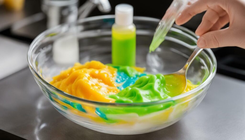easy slime recipe with All Laundry Detergent