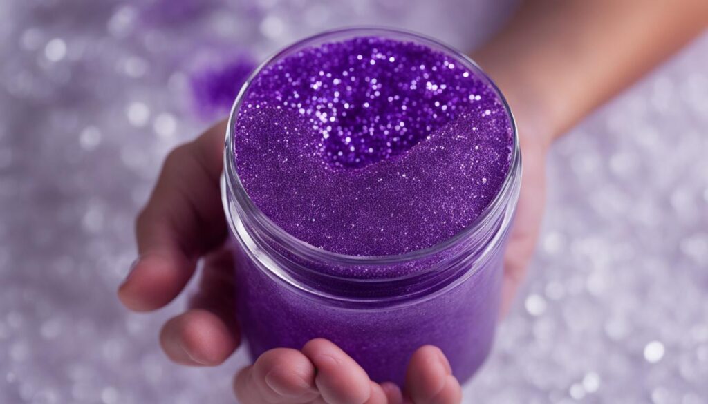 glitter slime