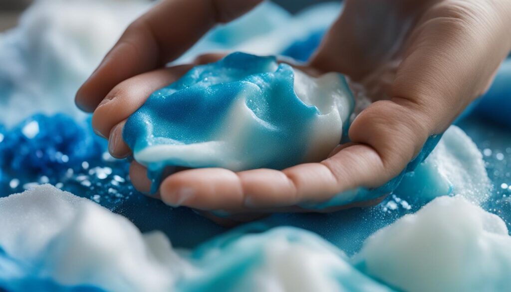 homemade slime with All Laundry Detergent