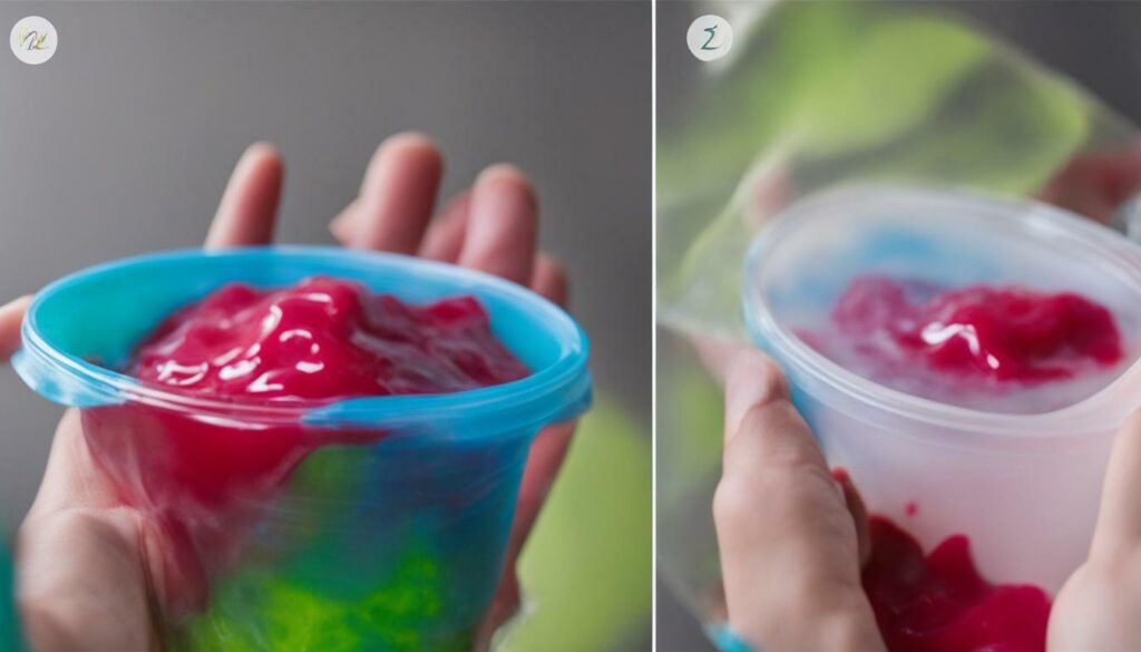 less sticky slime