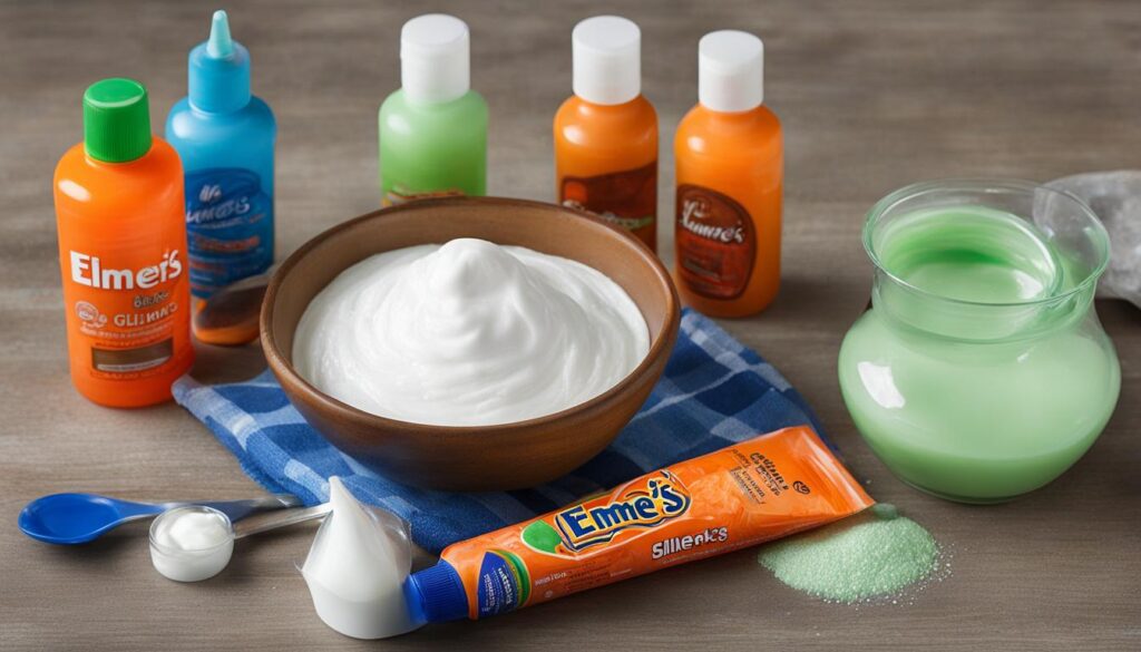 slime recipe with Elmer's glue and lotion