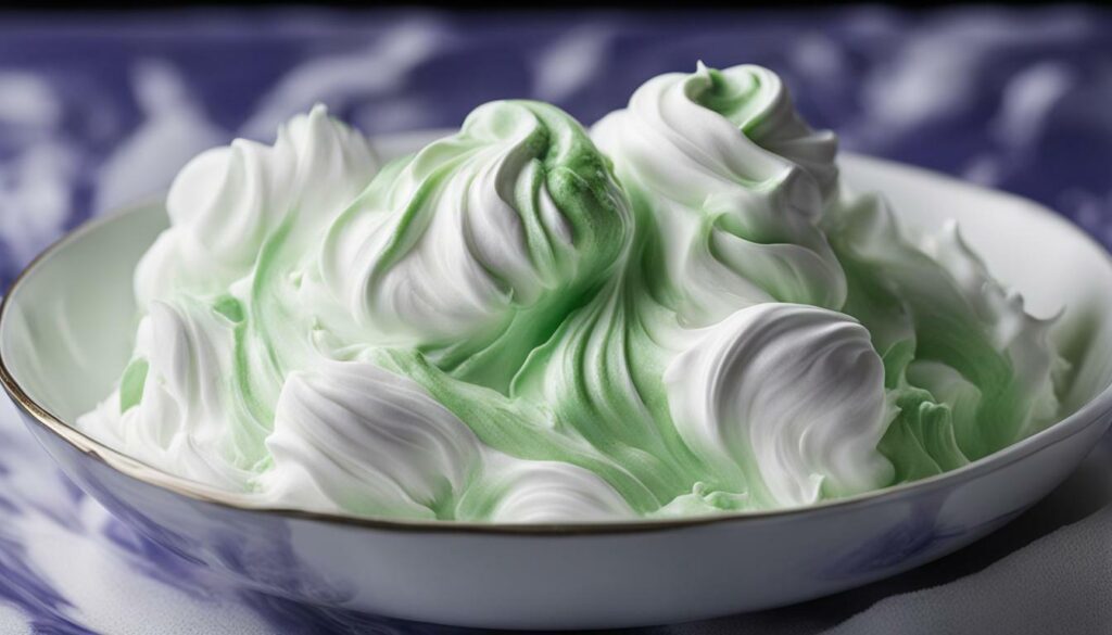 slime with shaving cream